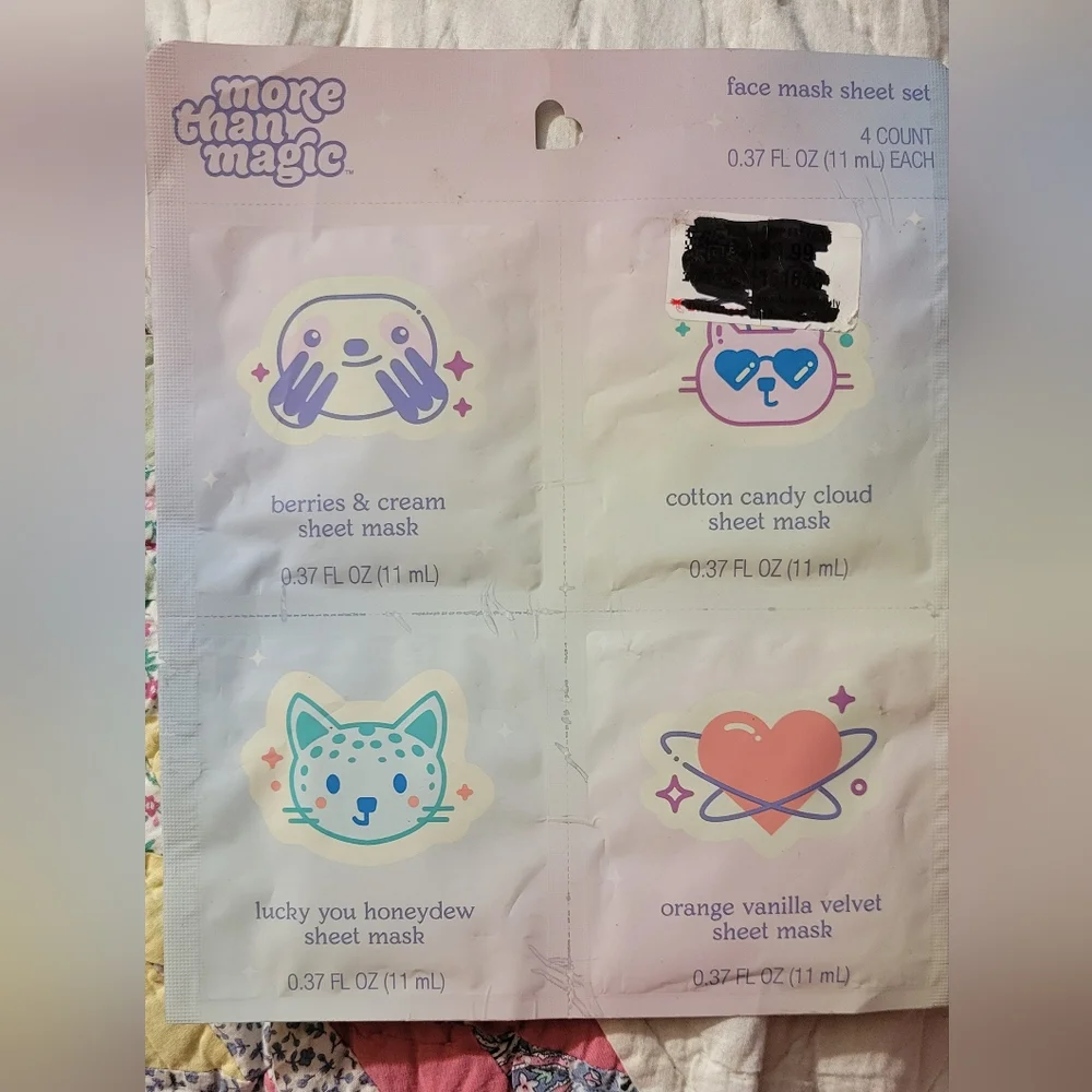 More than magic face mask sheet set